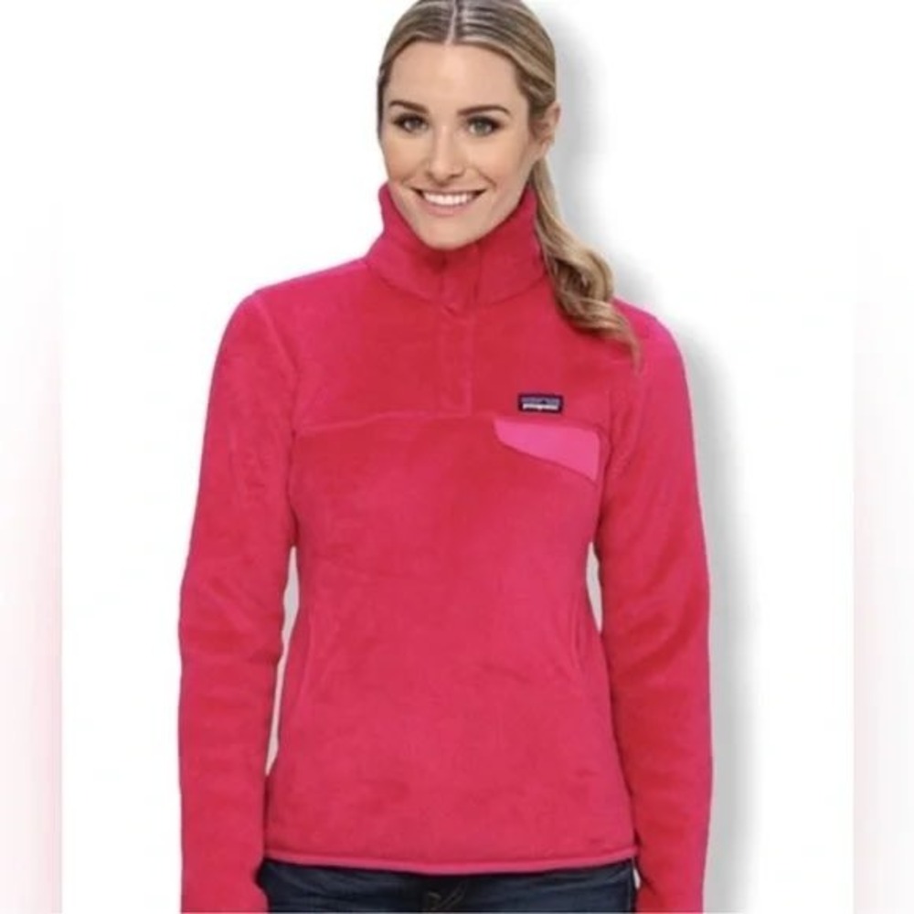 Patagonia Re-Tool Snap-T Fleece Pullover‎ Pink Polartec Thermal Pro Gorpcore SM